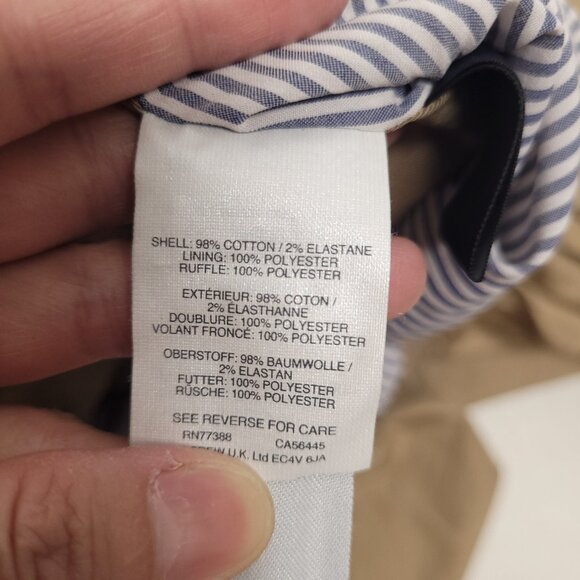 NWT J.Crew Womens Ruffle Chino Jacket Lined - Picture 9 of 11